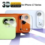 3D Tempered Glass Camera Cover iPhone 17 Pro Max iPhone17 Air iPhone17Pro 17Pro ProMax Rear Lens Protector Film Accessories Bangladesh (New)