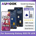 AMOLED S20 FE 4G 5G LCD Samsung Galaxy S20 FE LCD Display Touch Digitizer S20 FE 5G SM G780F SM G781B LCD with Frame Bangladesh (New)