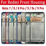 BackShell Front Housing Middle Frame LCD Frame Screen Bezel Cover Holder Replacement Parts Xiaomi Redmi Note 7 8 Pro 9S 9 Pro Bangladesh (New)