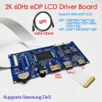 mini HDMI to EDP 30Pin/40Pin IPS Screen 60Hz LCD Driver Controller Board Monitor laptop TYPE C 1366*768 1920*1080 2560*1440 1600 Bangladesh (New)