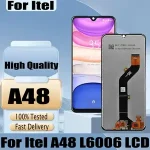 High Quality itel A48 L6006 LCD Display Touch Screen Digitizer Assembly Repair Replacement Parts Brand Itel A48 LCD Bangladesh (New)
