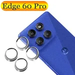 Upgrade Matel Camera Protector Motorola Edge 60 Pro Cover Camera Glass Lens Film 3D Design Bangladesh (New)