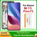 Original 6.67 AMOLED Xiaomi Mi 11i M2012K11G LCD Display Touch Screen Digitizer Assembly Xiaomi Poco F3 M2012K11AG Bangladesh (New)