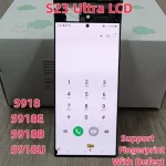 6.8 AMOLED Samsung Galaxy S23 Ultra LCD S918 S918B S918U Display Screen Touch Digitizer Assembly With Defect Dot or Line Bangladesh (New)
