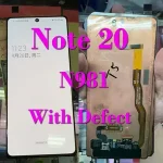 LCD Have Defect Dot Burn Line Samsung Note 20 5g LCD Touch Screen Digitizer Assembly Display Note20 5G N981B N981N Bangladesh (New)