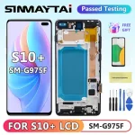 tft S10 Plus Display Screen with Frame Samsung Galaxy S10+ G975F G975F/DS Lcd Display Touch Screen Digitizer Replacement Bangladesh (New)