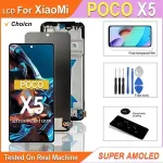 6.67 SUPER AMOLED LCD 22111317PG Premium LCD POCO X5 LCD Touch Screen Digitizer Assembly Xiaomi Poco X5 LCD Display Bangladesh (New)