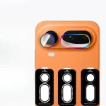 1 Set Lens Protective Film Honor Magic 8 Pro Air Metal Ring Camera Protectors Honor Magic8Pro Air Lens Glass Film Cover Bangladesh (New)