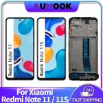 AMOLED LCD Display Xiaomi Redmi Note 11 11S Touch Screen Digitizer Panel Assembly 2201117TG 2201117SG Screen Display Replace Bangladesh (New)
