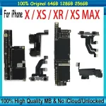 Free icloud shippin Original Mainboard iPhone X XS XR XS Max Motherboard Face ID Chips Unlocked Logic Board Working Bangladesh (New)