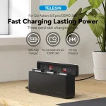 TELESIN 18W PD Fast Charger DJI OSMO Action 6 5pro OSMO 360 TF Card 3 Slots Battery Pocket Charging Storage Box Bangladesh (New)