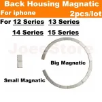 2 Magsafe Magnetic Metal Ring iPhone 15 12 13 14 Pro Max Mini Plus Back Housing Glass Wireless Charging Magnet Repair Bangladesh (New)