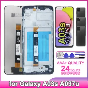 Sf8f3b94840f345b9a33d5184969c1d4dF_300x300q75 6.5 LCD Samsung Galaxy A03s Display Touch Screen Phone Repair Digitizer Assembly with Frame Samsung A037U1 A037U Bangladesh (New) - Image 1