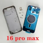 OEM iPhone 16 Pro Max Back Housing Battery Door Glass Cover + Side Buttons+ Sim Card Tray iPhone 16 Pro Max Bangladesh (New)
