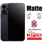 1-5Pcs Matte Full Tempered Glass Screen Protectors for iPhone 18 17 16 15 14 Pro Max Air 7 8 Plus 13 12 11 16e XS Max Glass Film