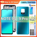 AMOLED Display for Xiaomi Redmi Note 9S Lcd M2003J6A1G Display Touch Screen with Frame for Redmi Note 9 Pro Screen Replacement