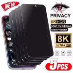 5Pcs Anti-Spy Tempered Glass For Poco X7 X8 Max X6 X5 X4 X3 F7 F4 F3 M4 M5 M6 M7 Pro C3 C65 C71 C75 Privacy Screen Protector