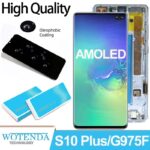 6.4‘’ Dynamic AMOLED Display for Samsung S10 Plus LCD G975F Touch Screen for Samsung S10+ LCD Digitizer Repair parts