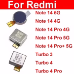 Vibrator Module Motor For Xiaomi Redmi Note 14 Turbo 3 4 Pro Global 4G 5G Vibration Motor Ribbon Flex Cable Accessory Parts