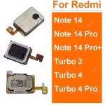 For Xiaomi Redmi Turbo 3 4 Pro Note 14 Pro+ Plus Global 5G Earpiece Speaker Earphone Sound Receiver Flex Cable Small Parts