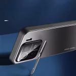 For Xiaomi 15 Pro 14T Case Metal Lens Camera Holder Cover for Mi15 14 T 13T Pro 14 Civi Ultra Shockproof Matte Kickstand Case