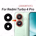 Back Camera Glass Lens For Xiaomi Redmi Turbo 4 Pro 25053RT47C Rear Camera Cover Replacement with Adhesive Sticker