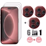 Full Gule Glass For iphone 18 Pro Tempered Glass iphone 18 Pro Max Screen Protector HD Protective Phone Lens Film iphone 18 Pro