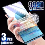 3PCS Hydrogel Film For Xiaomi 14 Civi 1s 13 Ultra Soft Protection Screen Protector For A2 12C Note 12 13T 15 15T 17 17T Pro Max
